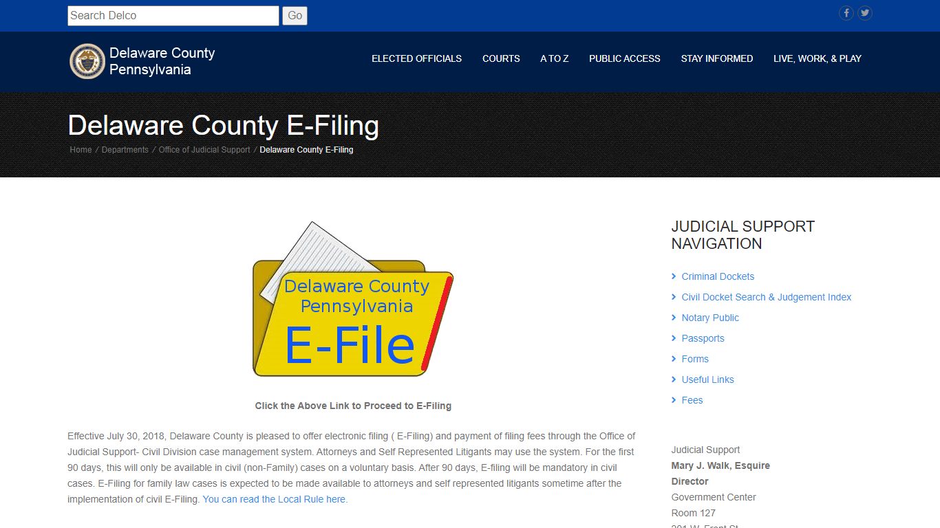 Delaware County E-Filing - Delaware County, Pennsylvania